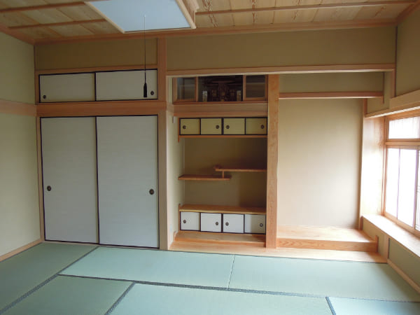 自然素材住宅の和室
