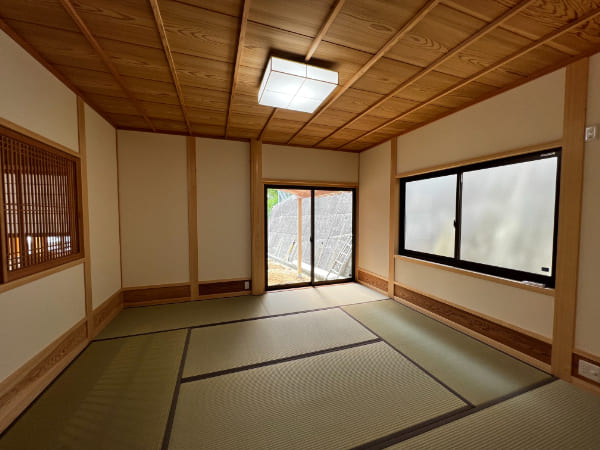 自然素材住宅の和室